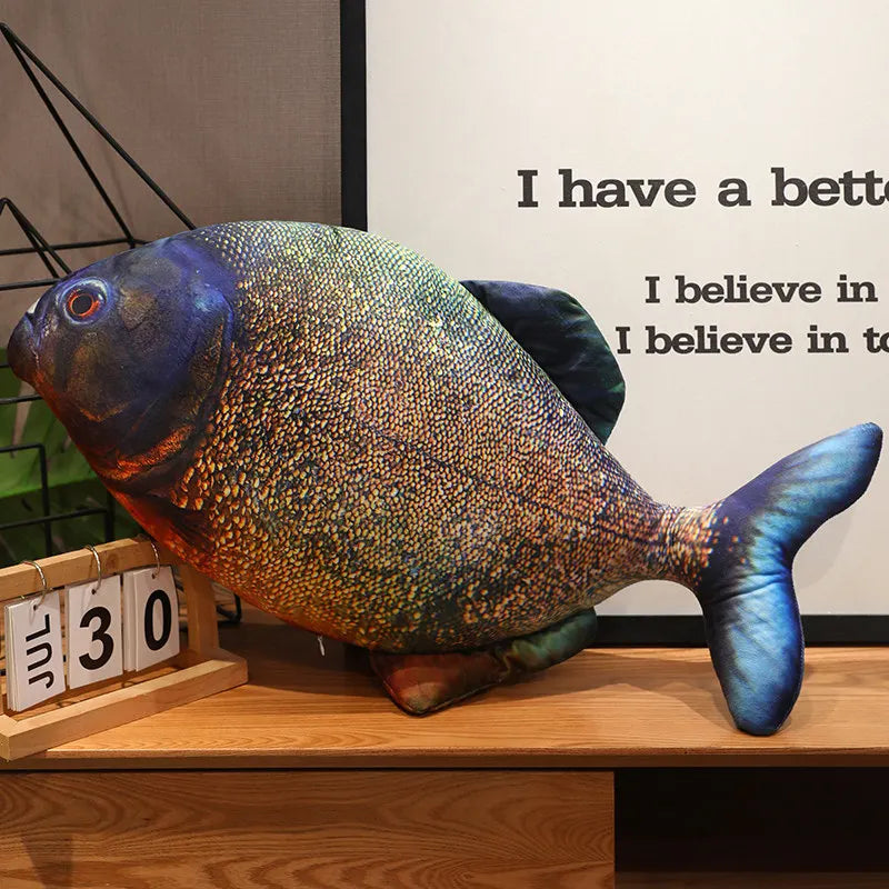 Piranha Plush Pillow Toy Realistic Giant Large 40-100cm