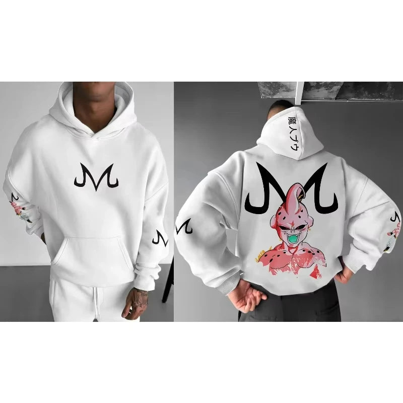 Hoodie | Majin Buu Dragon Ball Theme | Unisex Cosplay | Adult and Child Sizes