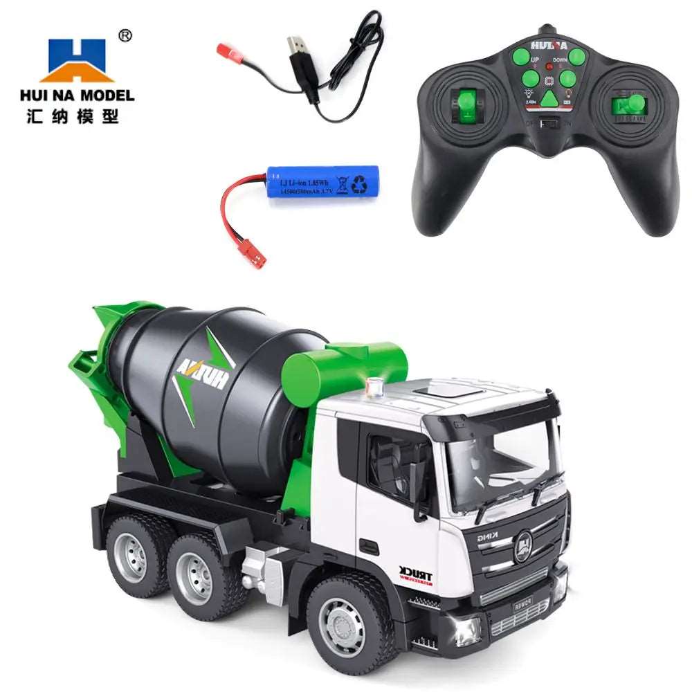 1557 9CH RC Truck Tractor Tanker Excavator with Remote Control - ToylandEU