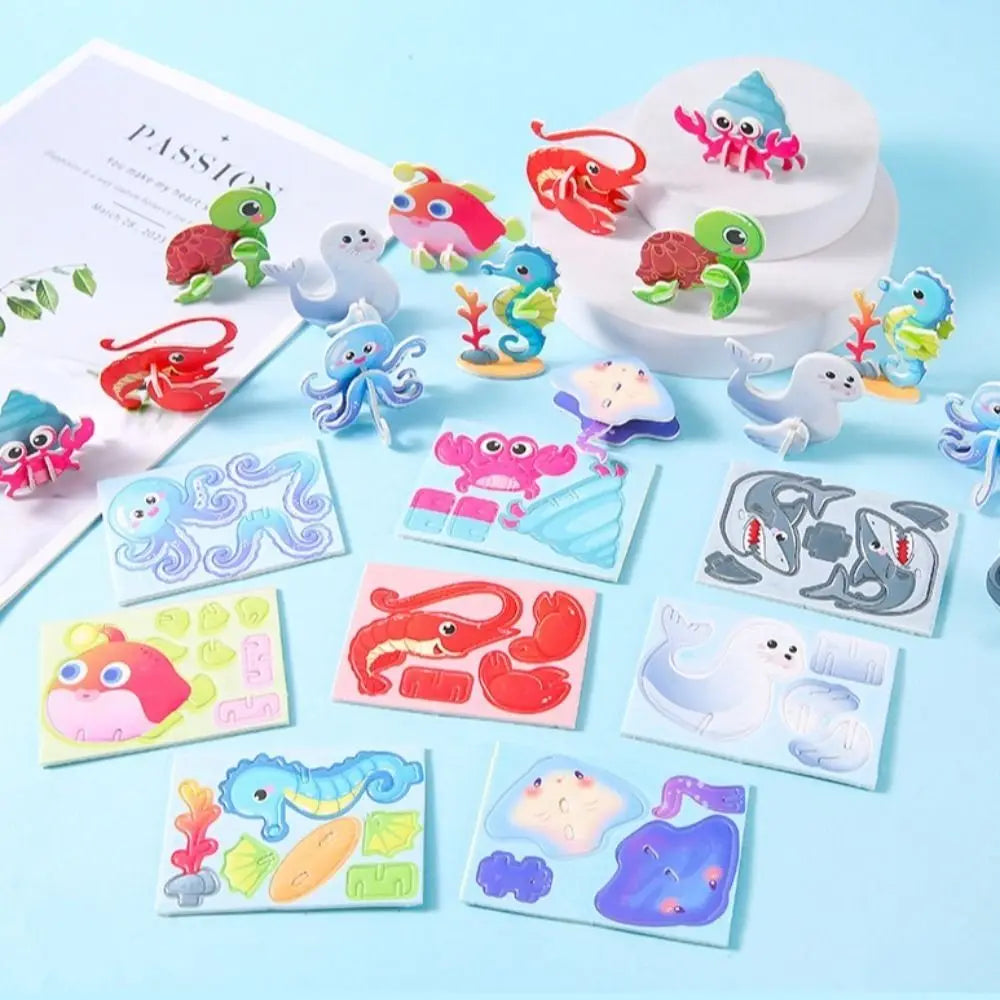 Paper Jigsaw Puzzles | 3D Educational Toy | Early Education | 30 Pieces