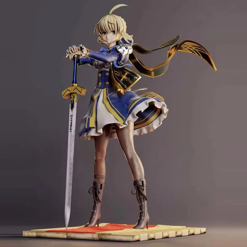 Saber Altria Action Figure | Fate Stay Night PVC | Desktop Collectible