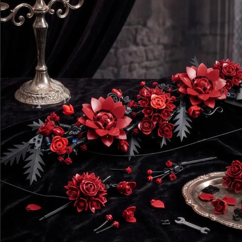 Building Block Rose | 1328 Pieces | Toylandeu™