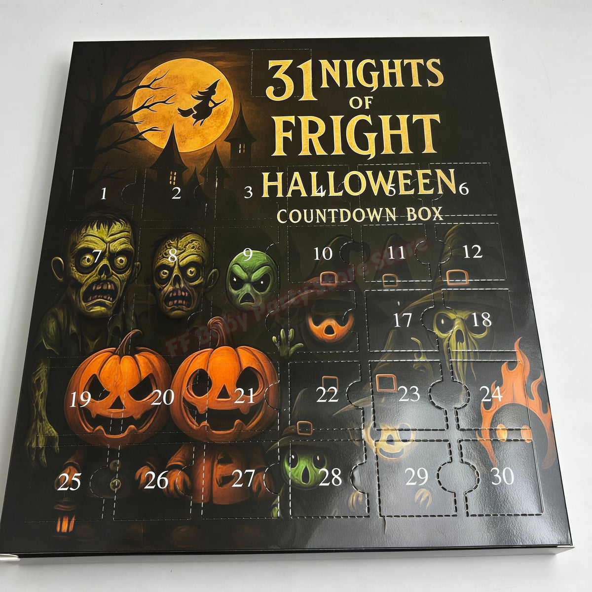 Halloween Advent Calendar | 2026 31 Nights Of Fright | 3D Mini Spooky Figurines | Countdown Party Gift