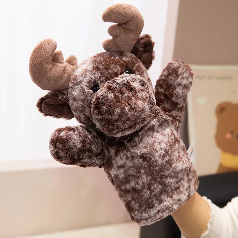 Plush Hand Puppet | Soft Cozy Fabric | 14 Animal Designs | Ages 14 Plus