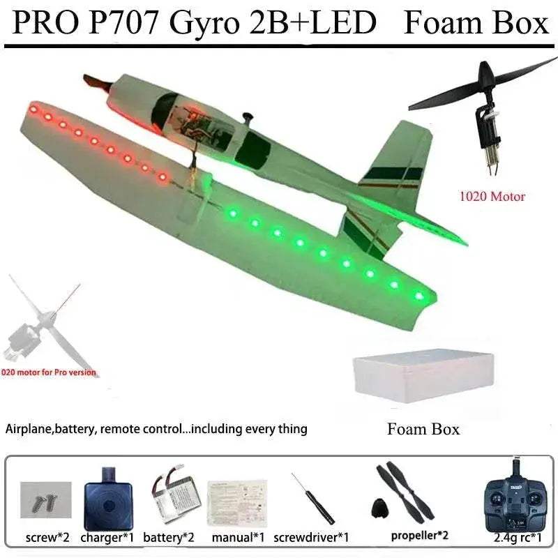 Park10 RC Airplane P707G 2.4G 3D/6G with Gyroscope RTF Plane - ToylandEU