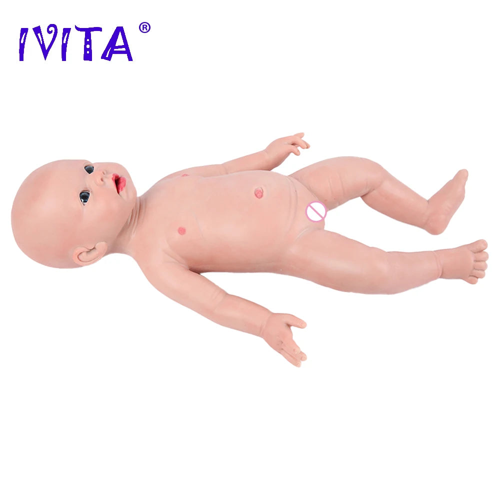 Realistic 19-inch Full Body Silicone Reborn Baby Doll - ToylandEU