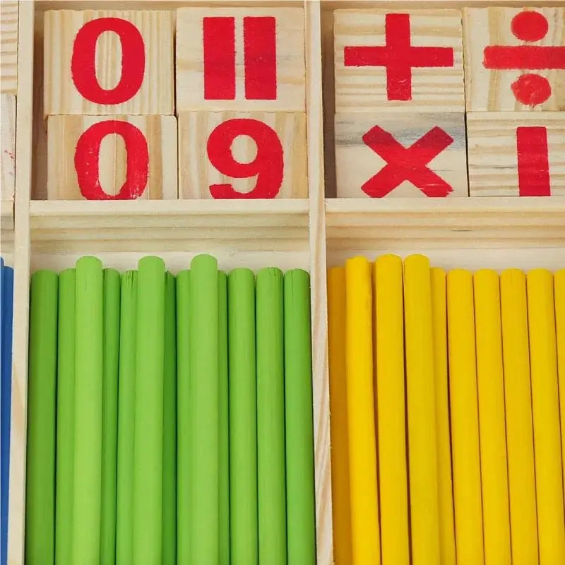 Wooden Educational Number Math Learning Game Set - ToylandEU