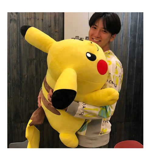 20-50CM Big Size Pikachu Plush Doll Creeping Pokemon Sleeping Pillow - ToylandEU