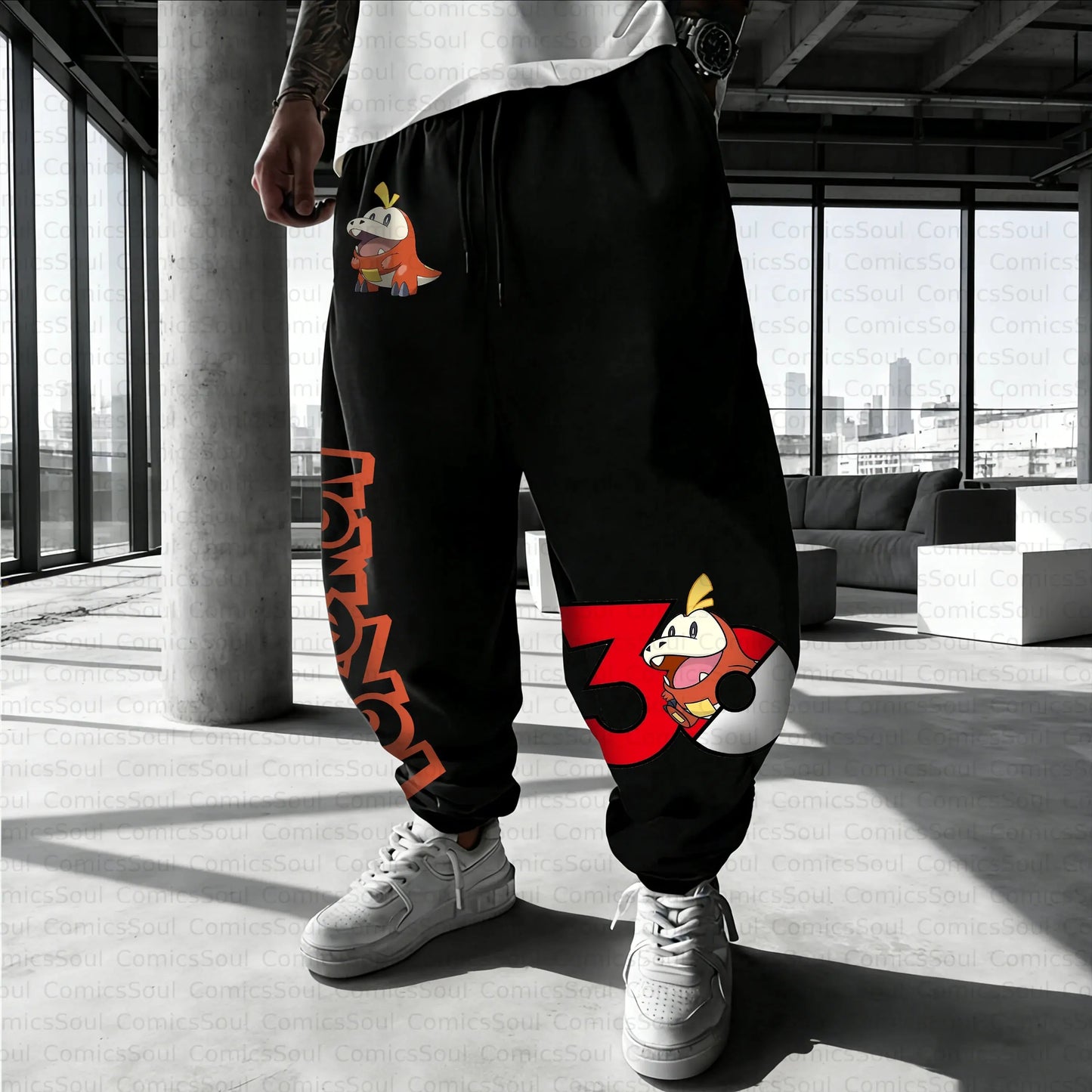 Pokemon Sweatpants | 30th Anniversary Design | Unisex Joggers