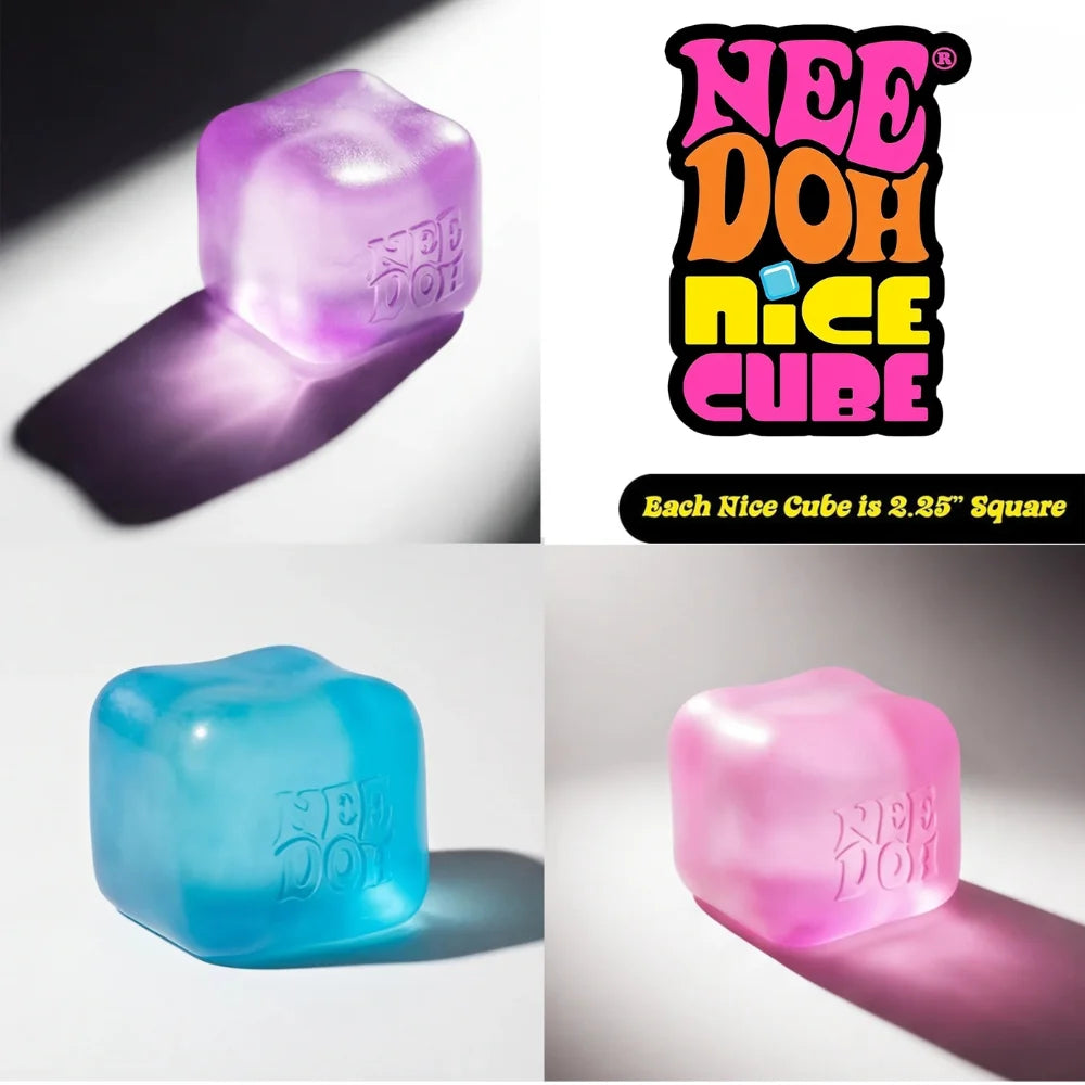 Sensory Fidget Toy | Jellyfish and Cube | Soft Jelly Squeeze | For Teens