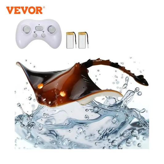 RC VEVOR Remote Control Manta Ray RC Boat - Electric Water Toy for Boys, Summer Birthday Gift, 2.4G Simulation Fun