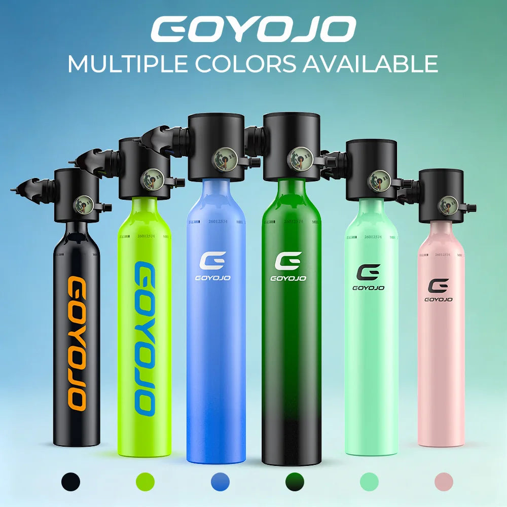 Mini Scuba Tank | 0.5L Capacity | Backup Air | Portable Diving Tank