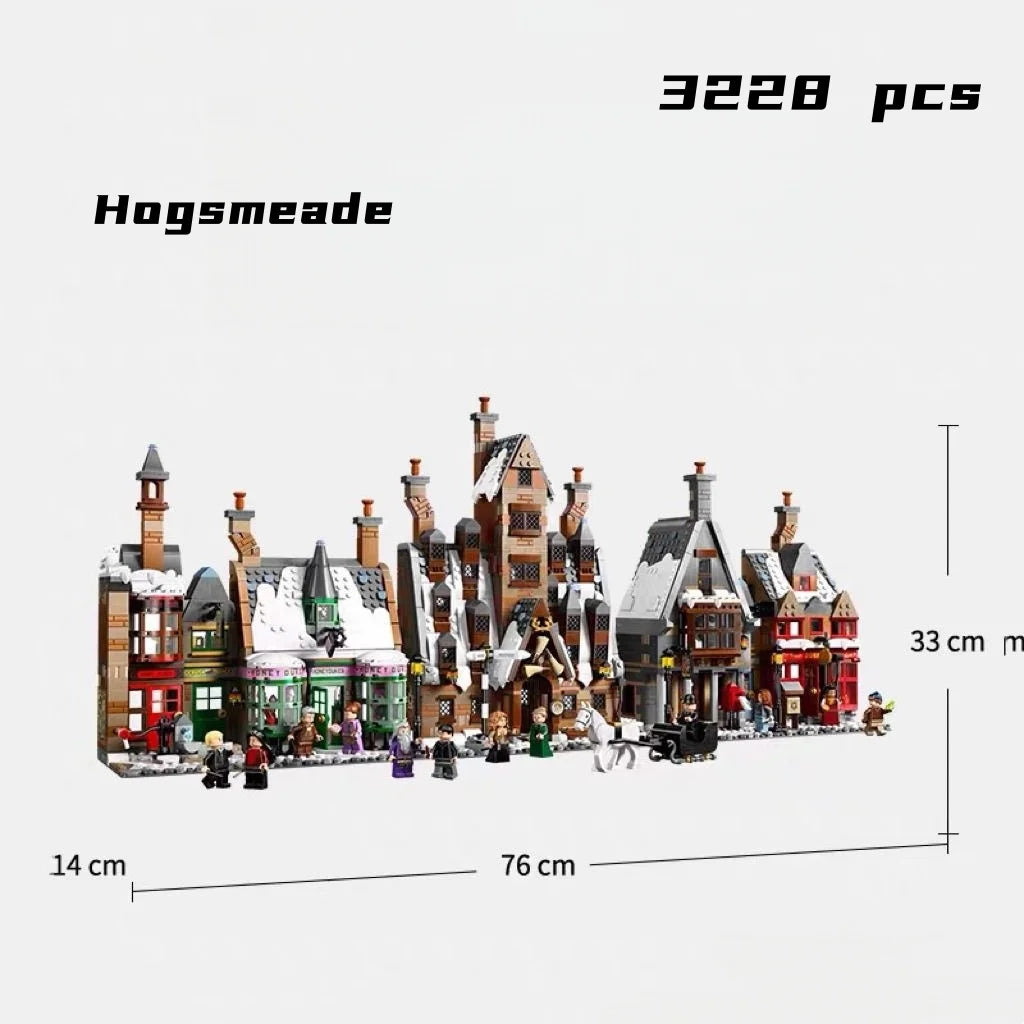 Building Blocks Set | 3228-Piece Hogsmeade Village | Compatible Bricks