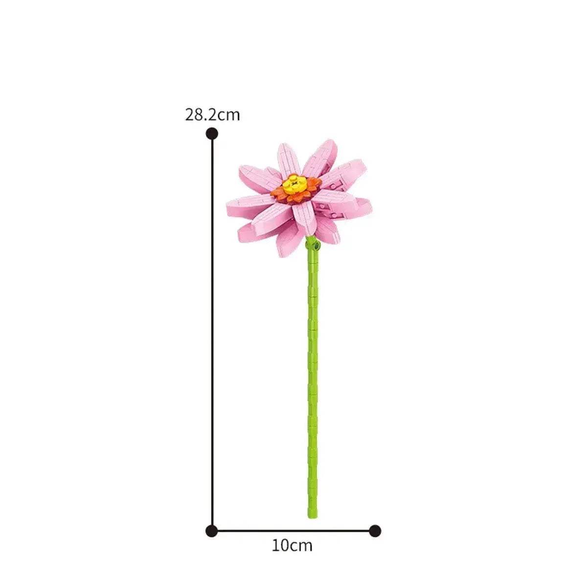Eternal Block Flower Assembly Bouquet Desktop Decoration Toy - ToylandEU