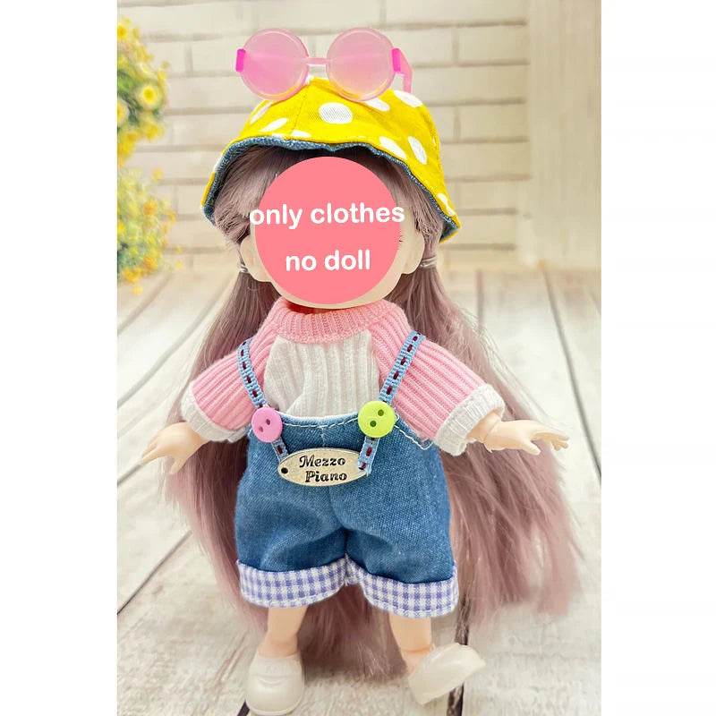 BJD Doll 1/12 16cm 6 Inch Jointed Baby Doll Fashion Gift - ToylandEU