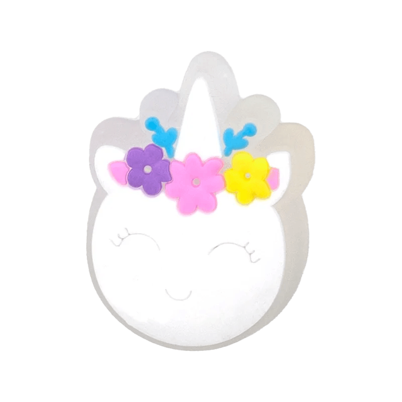 Premium Shoe Charms Pink Led Rainbow Flower For Nurses Moms - ToylandEU