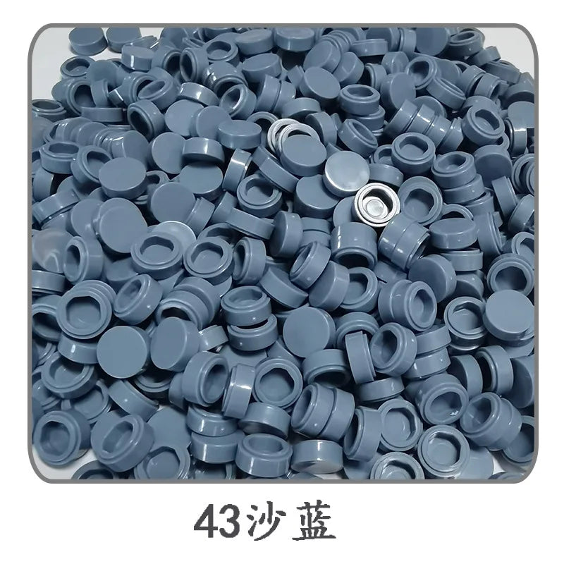 Small Particle Bricks | 1x1 Round Tiles | Compatible With Lego | MOC Builders