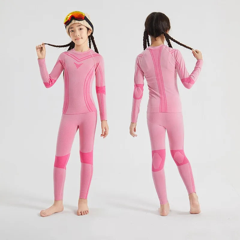 Kids Compression Base Layer Set | Compressed Fit | Durable Knit | Unisex Youth