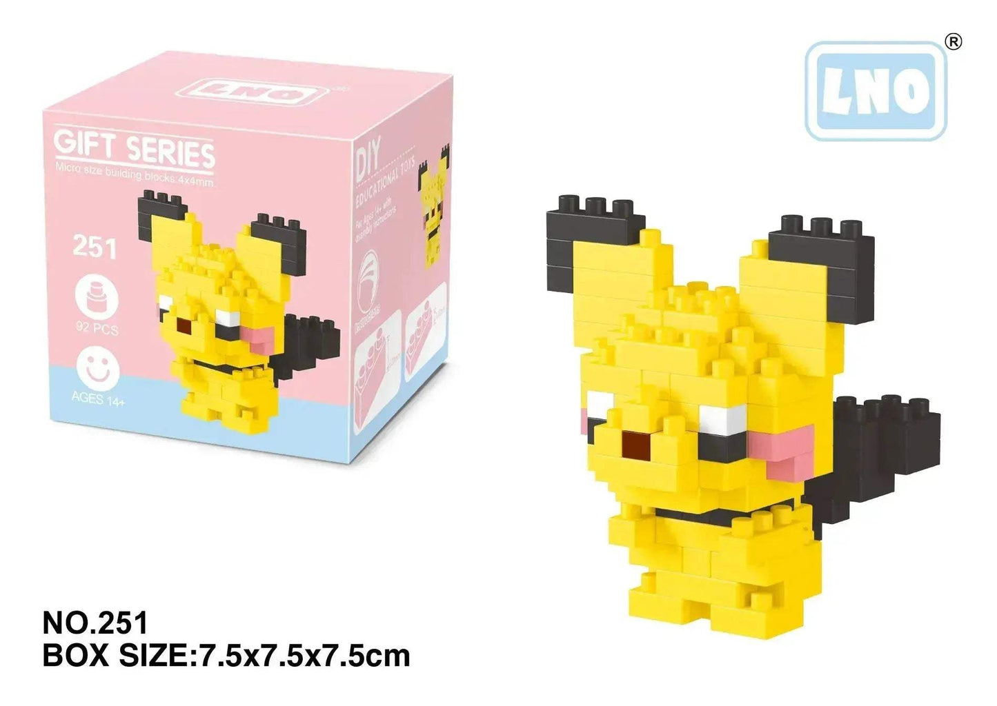 Pokemon Nanoblock Charizard Kyogre Groudon Rayquaza Set Educational - ToylandEU