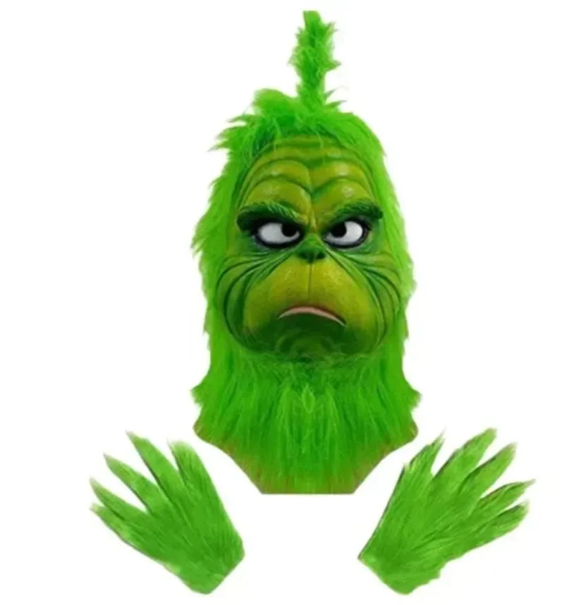 Green Monster Halloween Costume | Faux Leather | Adult Set With Mask