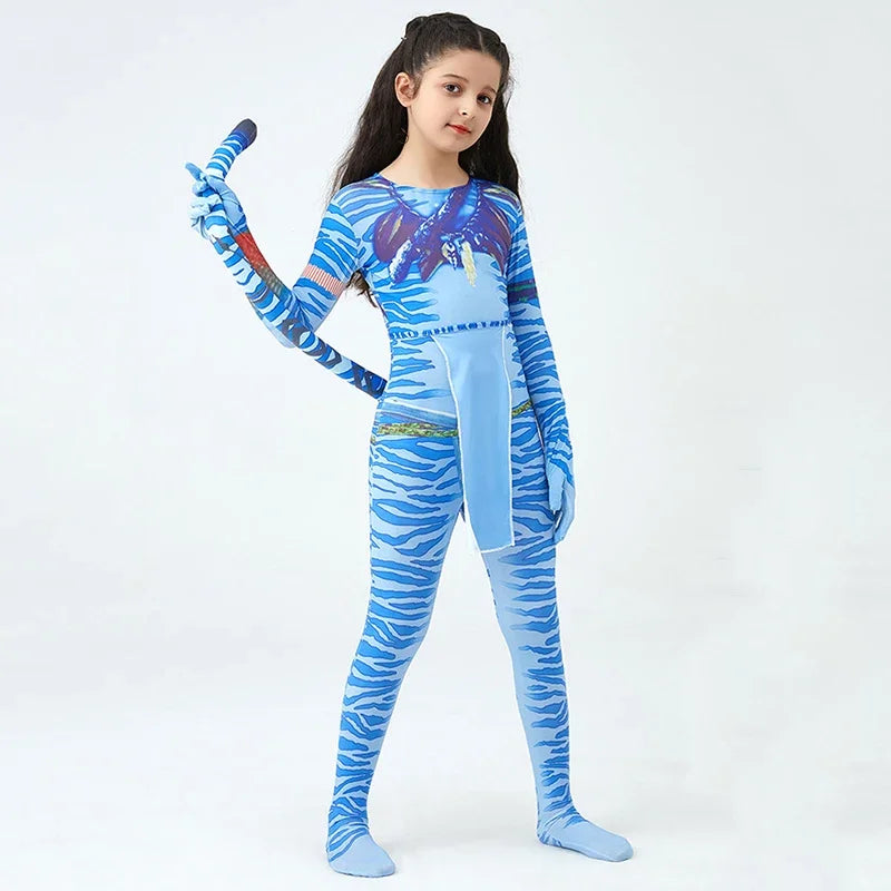 Kids Unisex Avatar Cosplay Costume - Perfect for Parties & Adventures