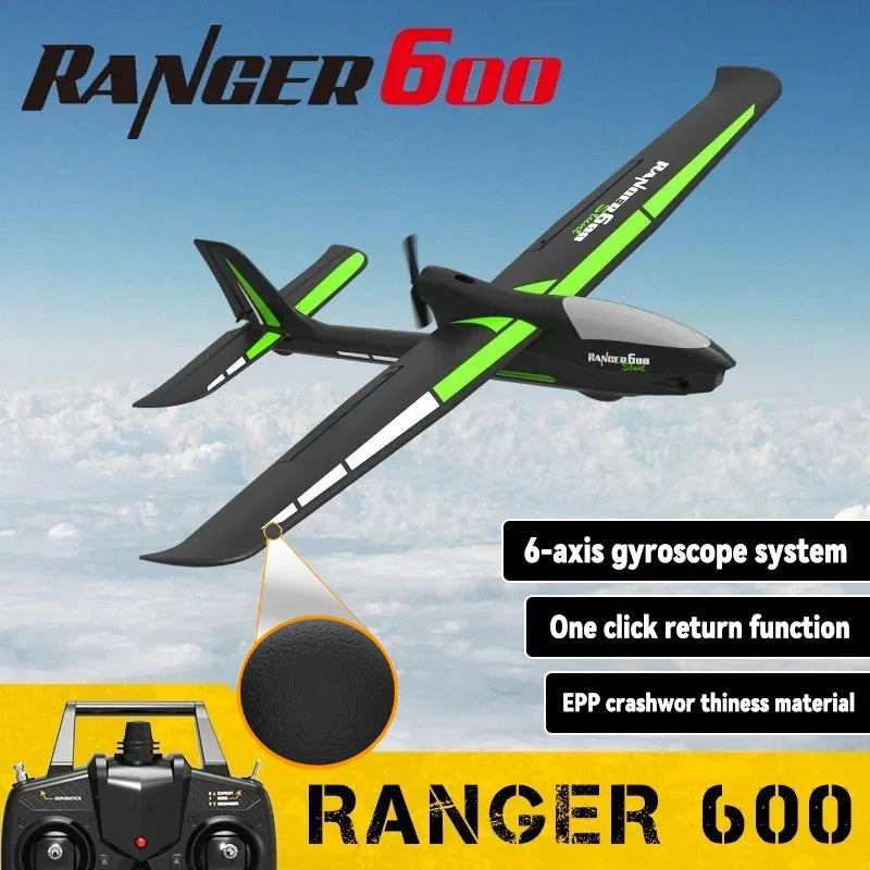 RC Glider Model 76102s: Outdoor Remote Control Toy Aircraft - Beginner's Complete Set