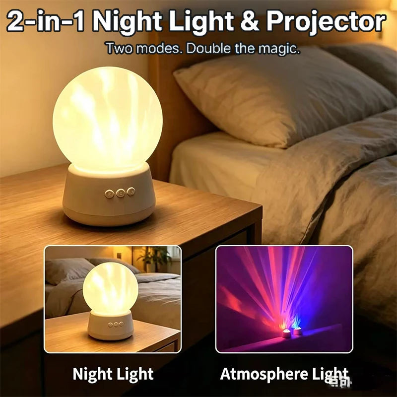 Galaxy Light Projector | 7 Light Patterns | Battery Included | Bedroom Gift