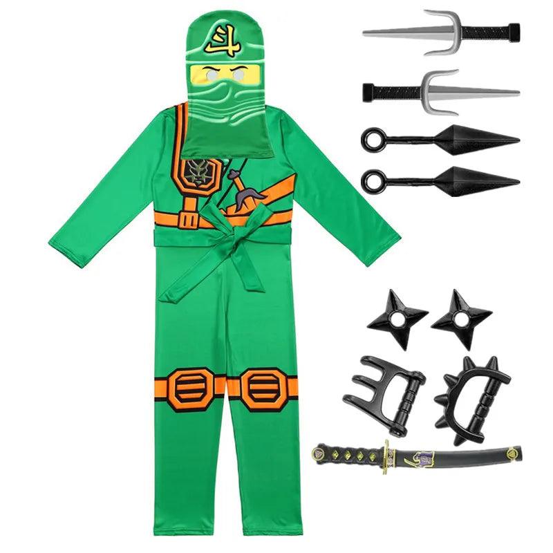 Kids Ninja Costume | Polyester Jumpsuit | Toylandeu™