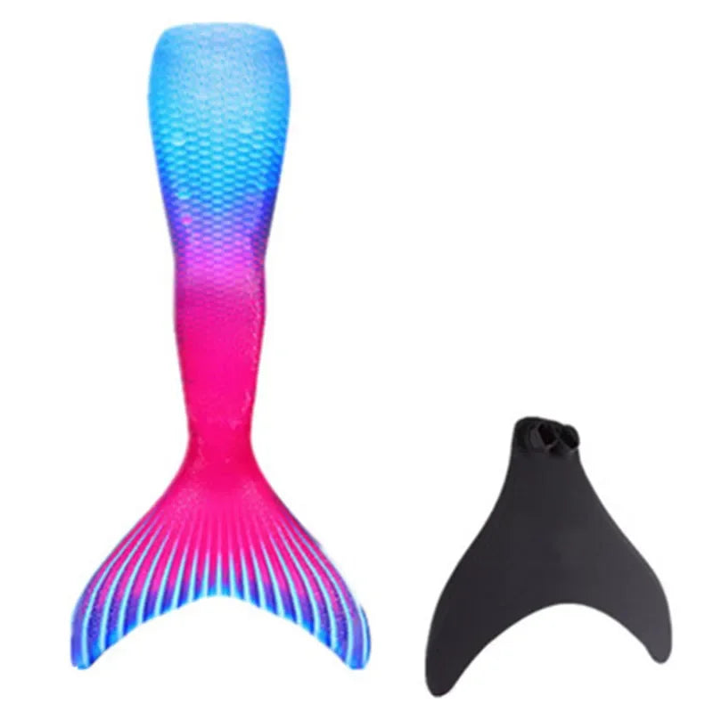 Mermaid Tail Swimsuit With Monofin for Kids and Adults Cosplay