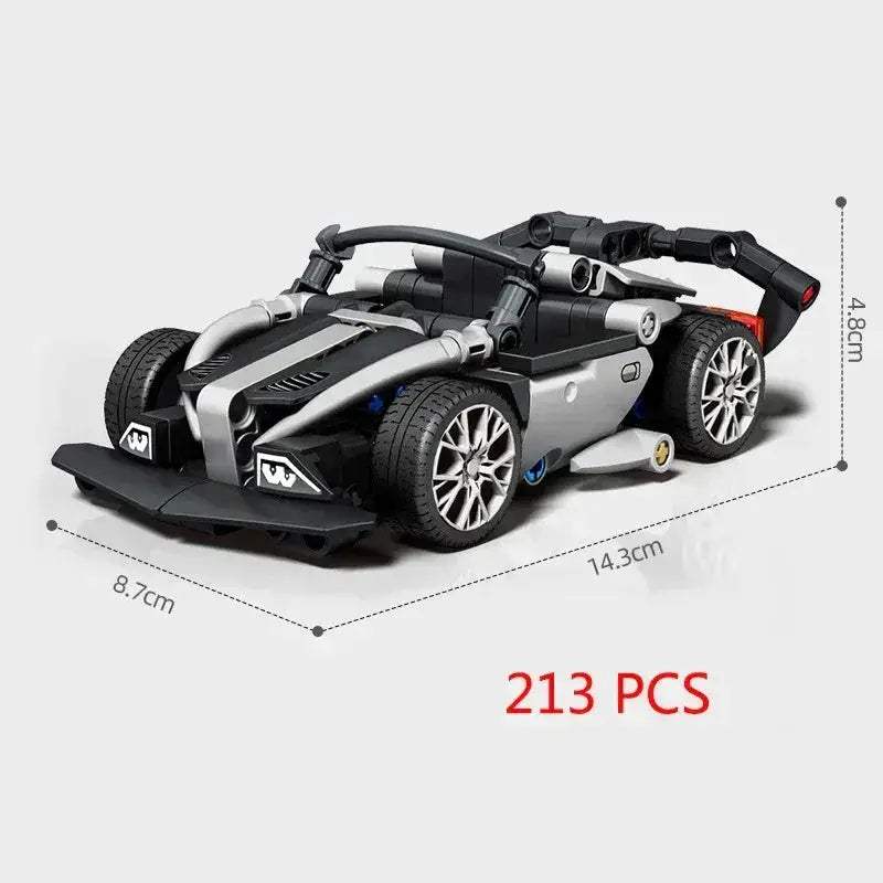 MOC Racing Car Lego Compatible Building Blocks Set For Kids - ToylandEU