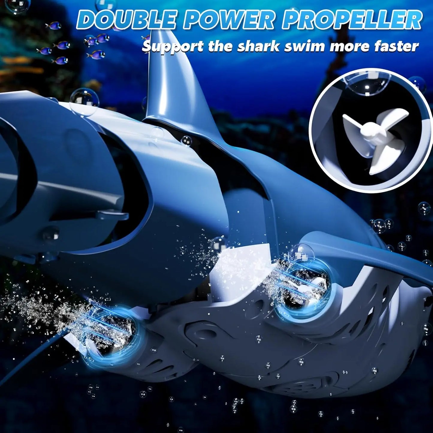 Remote Control Submarine Toy | 4-Channel | 2.4 GHz | 20x9x3.5 cm