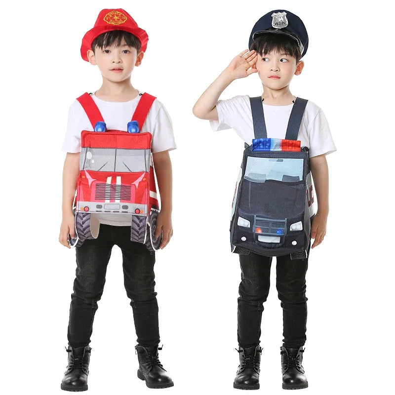 Racing Adventure Kids' Cosplay Costume - Unisex Halloween Excitement