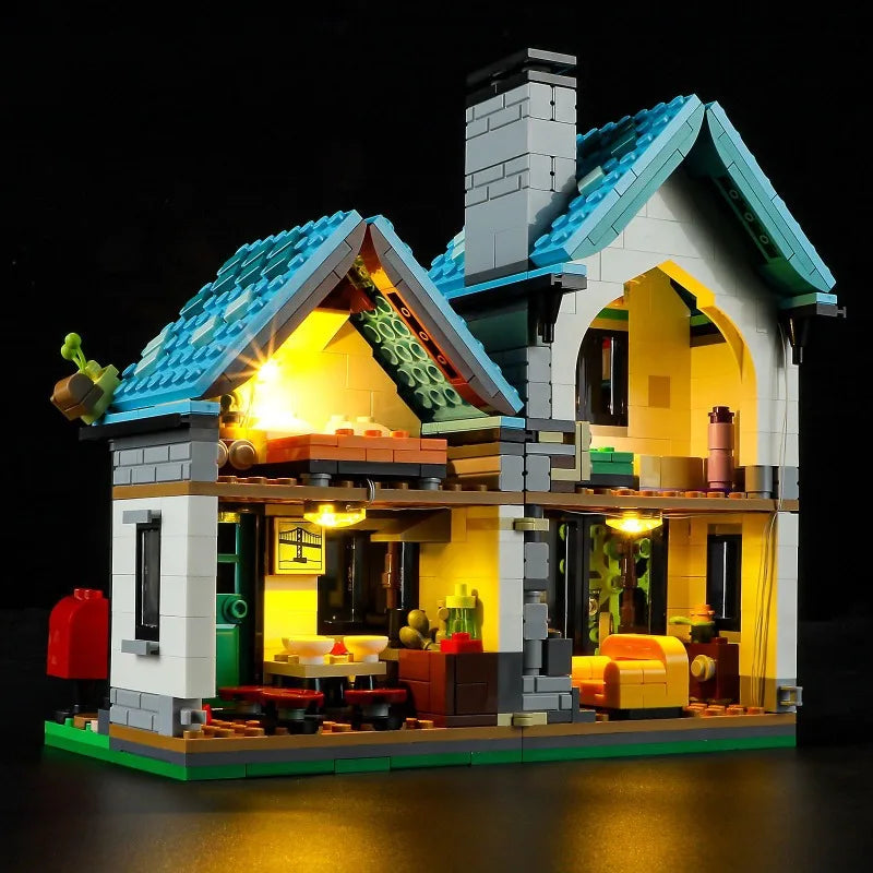 Light Up Your LEGO 31139 Cozy House with DIY USB Powered LED Kit - ToylandEU