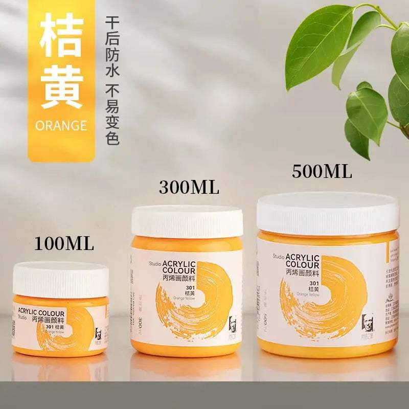 PHOENIX Acrylic Paint 300ML Matte Finish Waterproof Rich Pigment Halloween Pumpkin Canvas Ceramic Painting for Artists Beginners - ToylandEU