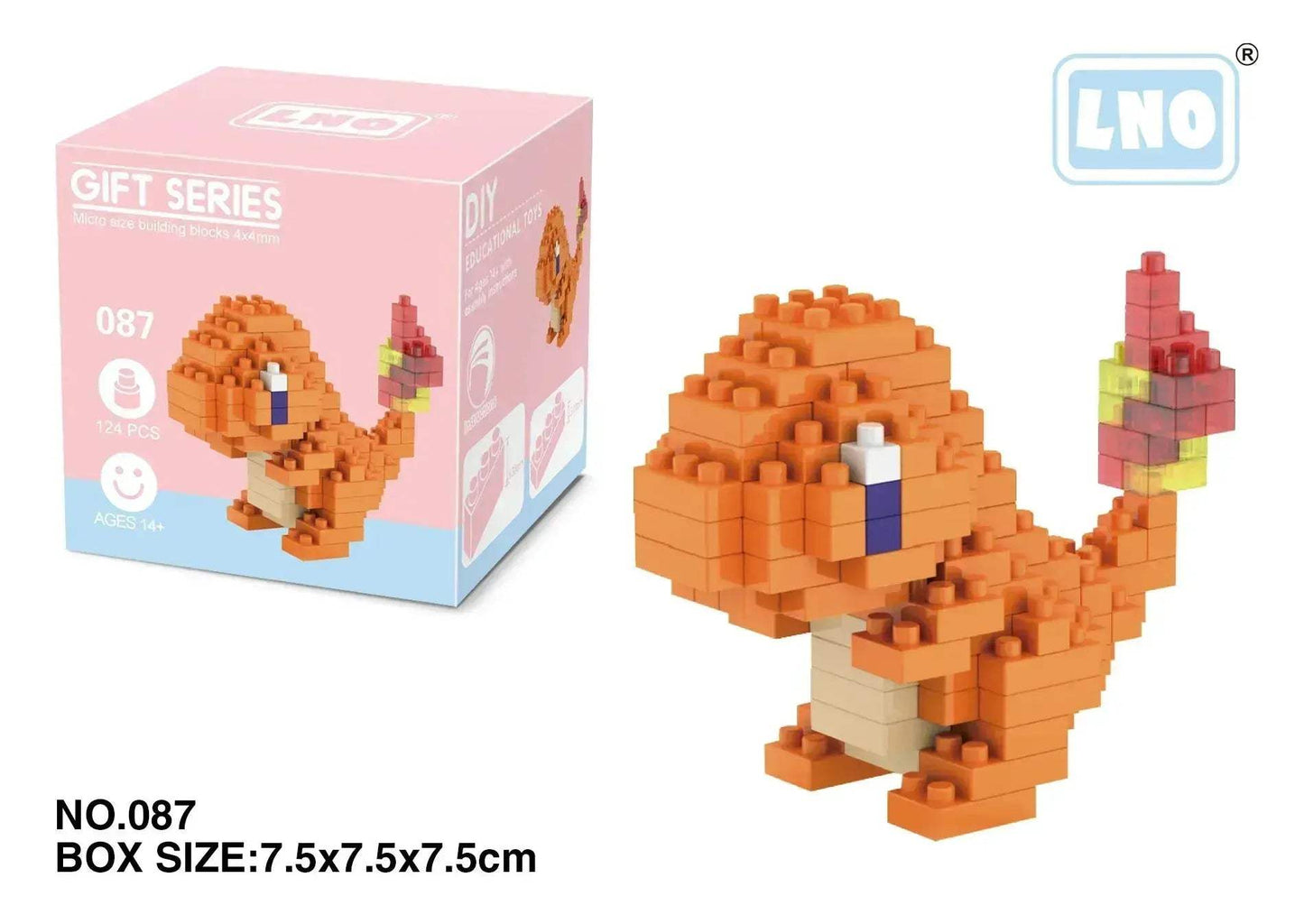 Pokemon Nanoblock Charizard Kyogre Groudon Rayquaza Set Educational - ToylandEU