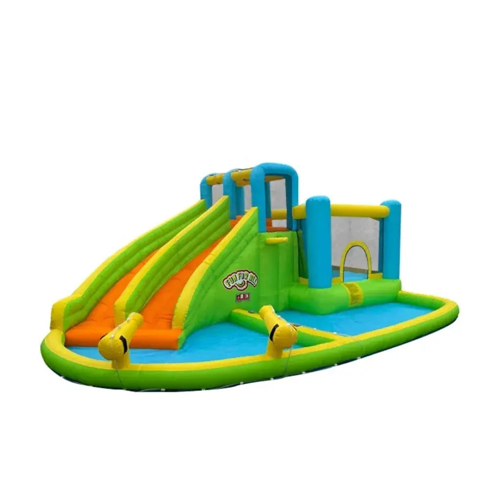 Multi-functional Durable Double Slide Funny Kid Toy Inflatable Bounce House Inflatable Bouncy Jumping Trampoline Combo Castle - ToylandEU