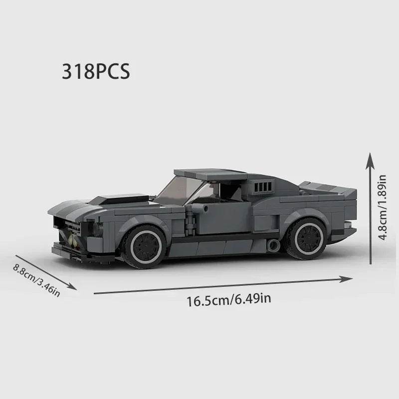 Moc Speed Champions AE86 Cars Racers Building Blocks Set - ToylandEU