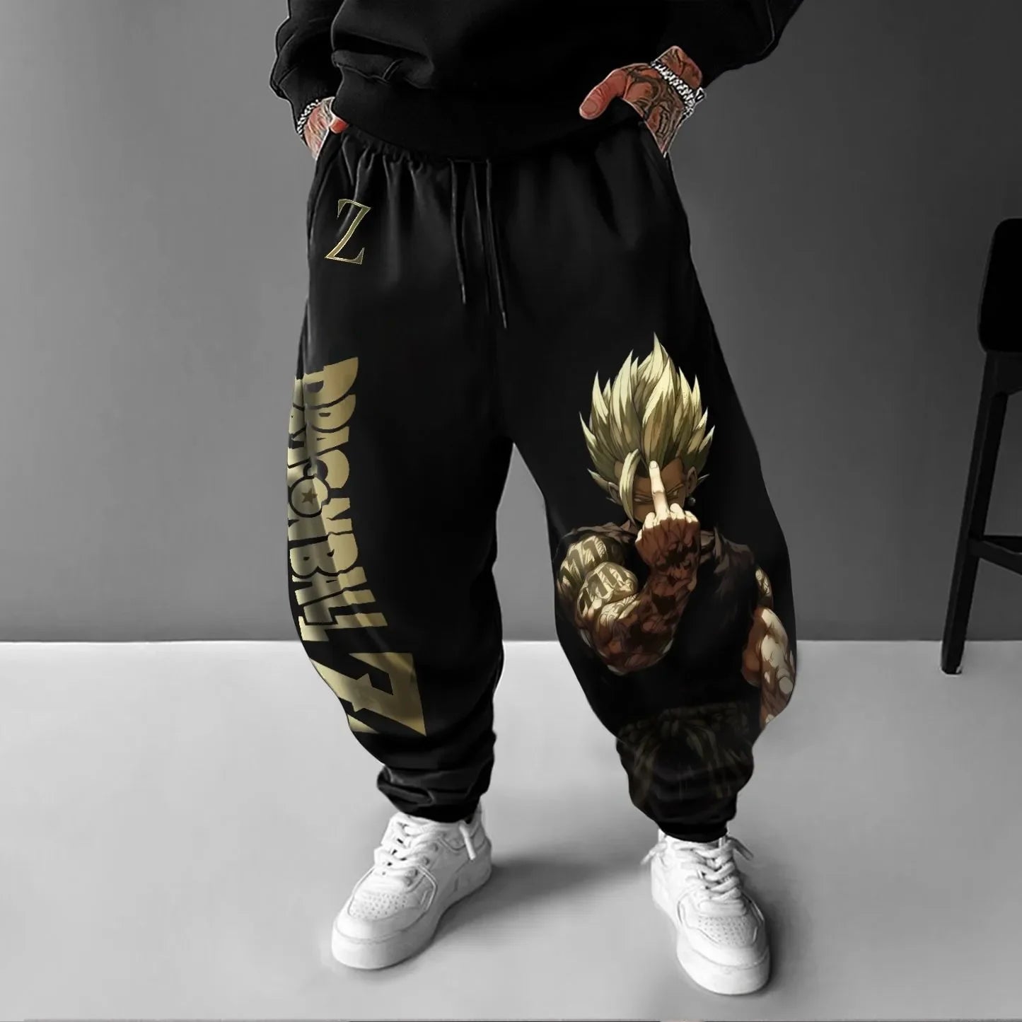 Joggers | Dragon Ball Goku 3D Print | Quick Dry Oversized | Unisex