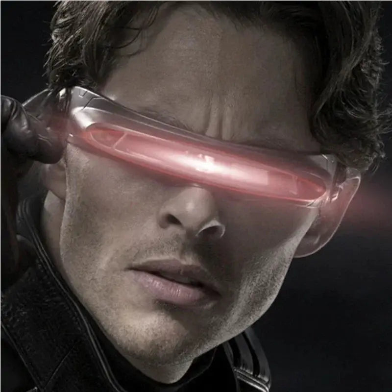 x-man sunglasses X-men Cyclops Cosplay Polarized Sunglasses for Men Women Memory Material Shield Designer Sunglasses - ToylandEU