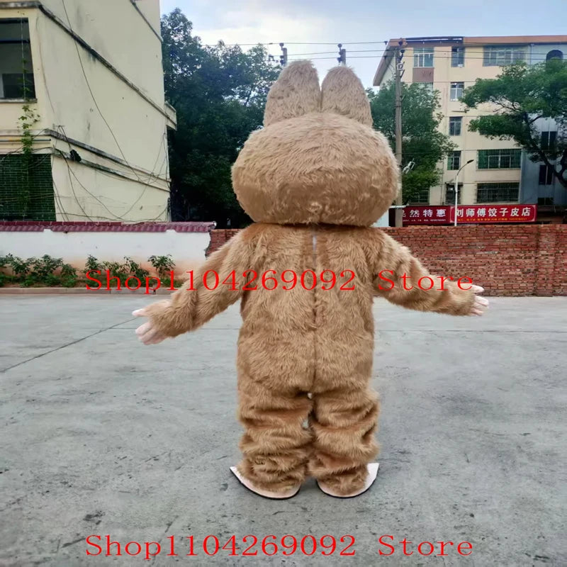 Cartoon Bunny Mascot Costume | Adult Size | Water Washable | Halloween Carnival