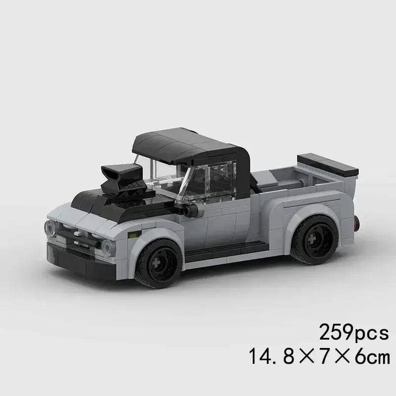 MOC LEGO Compatible Race Car Building Blocks Set For Kids - ToylandEU