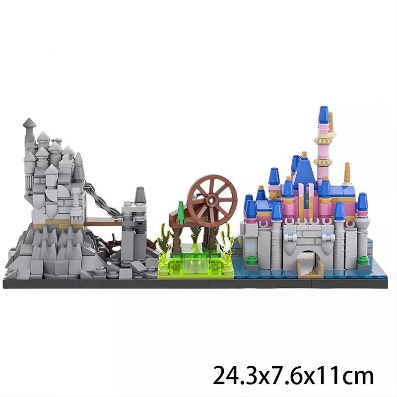 Lego Compatible Blocks Set | Fairy Tale Princess | City Skyline | Small Blocks