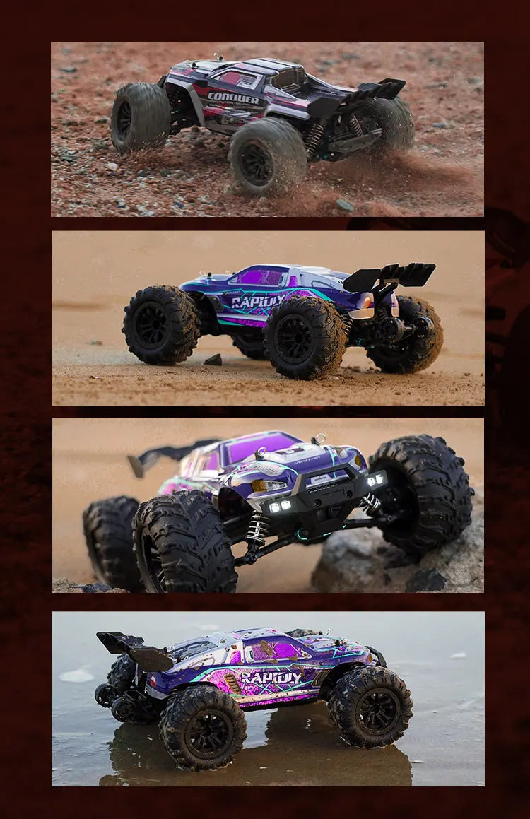 RC SG116 MAX 1:16 High-Speed 4WD RC Drift Racing Monster Truck - 70KM/H Off-Road Remote Control Car for Kids