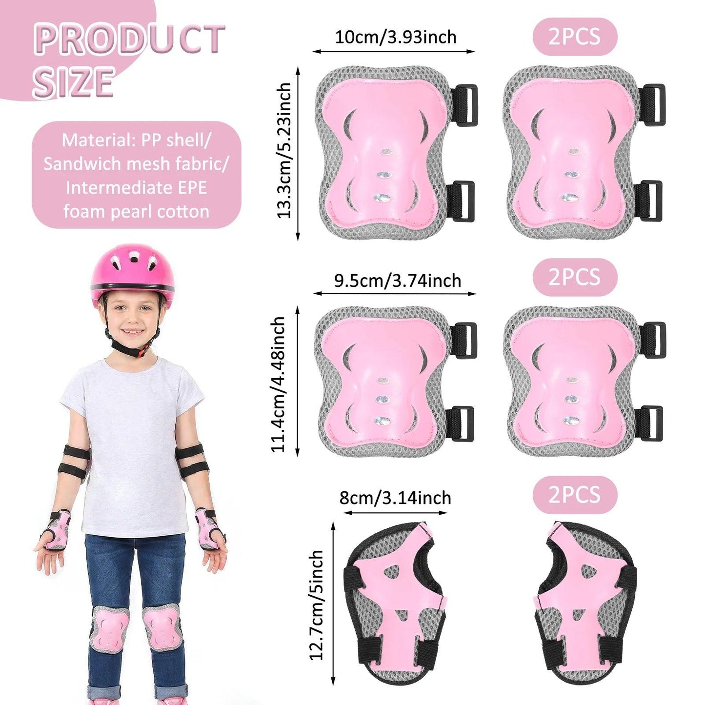 Kids Protective Pads | 6 Piece Kit | Toylandeu™