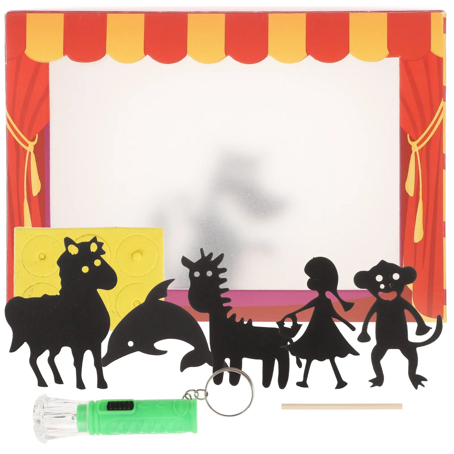 Chinese Shadow Puppetry Kit - Handmade Educational Toy for Kids