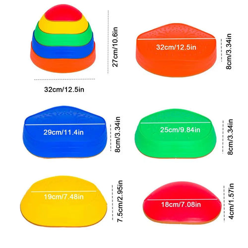 5-Piece Sensory Training Balance Stone Set for Children with Autism ToylandEU.com Toyland EU