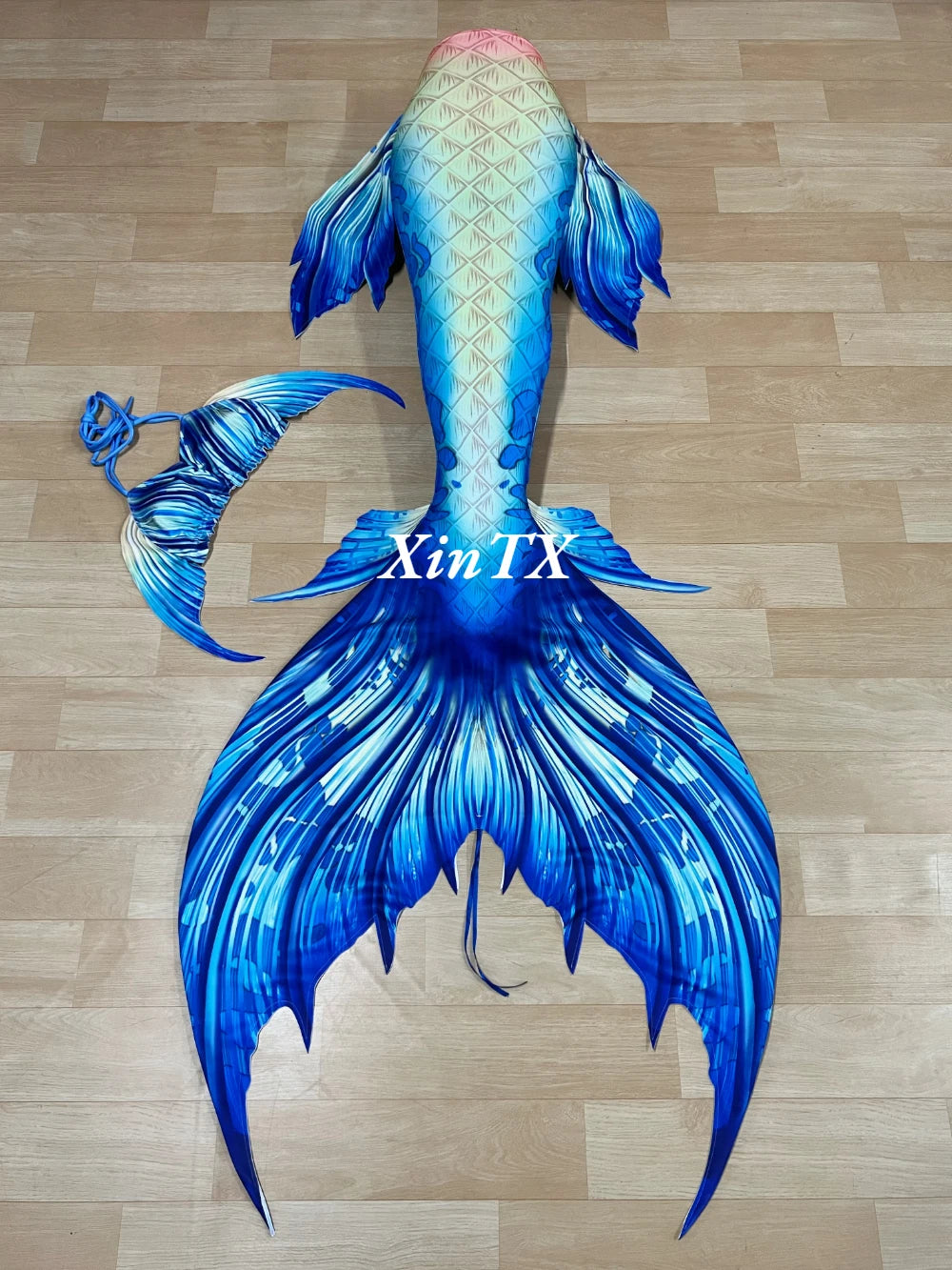 Mermaid Tail Swimsuit | Monofin Optional | Polyester Elastane | Adult