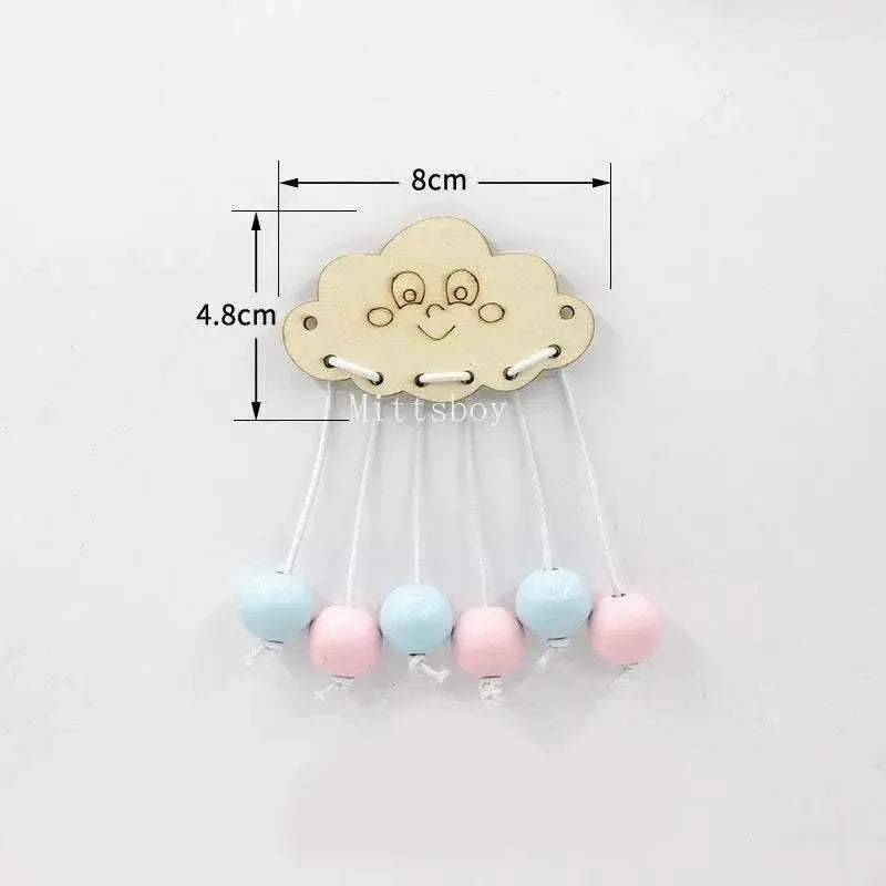 Busy Board Accessories Montessori Wooden Toy with Key Lock Switch Slides and Paillette Educational Early Learning Toy - ToylandEU