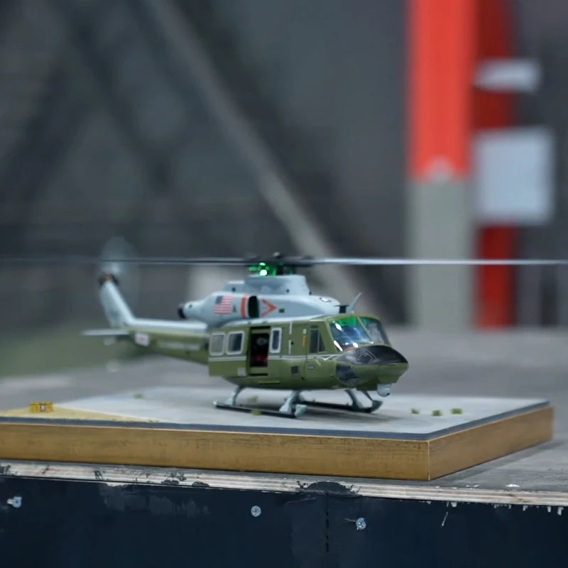 RC Helicopter | 1:35 Scale UH-1Y Army GPS | Dual Brushless Motors | GOOSKY E2 Scale Model
