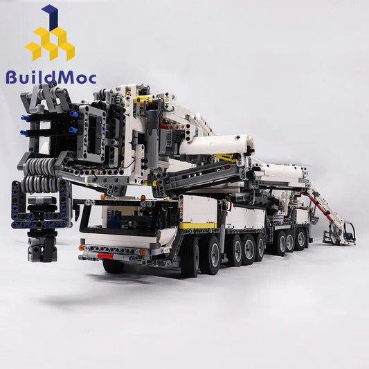 BuildMOC RC High-Tech Motor Mobile Crane Building Kit - ToylandEU